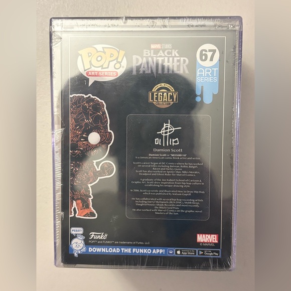 Funko Pop! Art Series #67 M’Baku Black Panther Marvel Sealed Hard Case - Picture 3 of 5